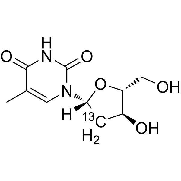 Thymidine-2′-13C 185553-96-2
